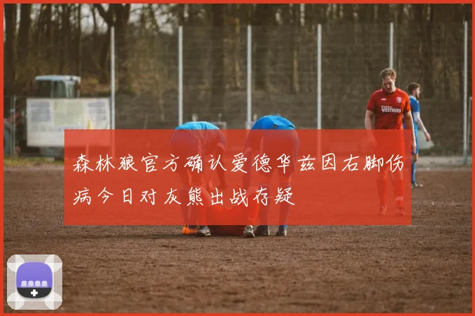 森林狼官方确认爱德华兹因右脚伤病今日对灰熊出战存疑