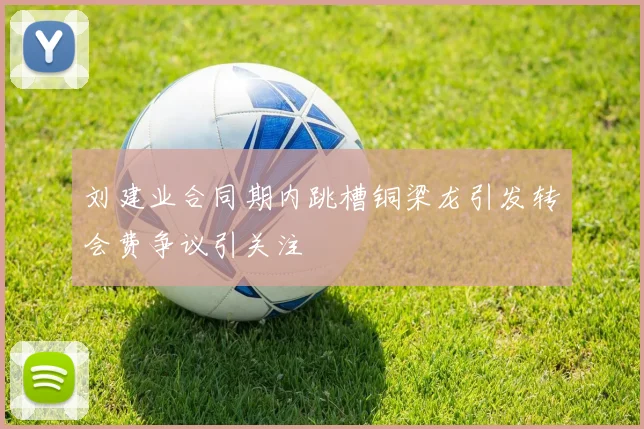 刘建业合同期内跳槽铜梁龙引发转会费争议引关注